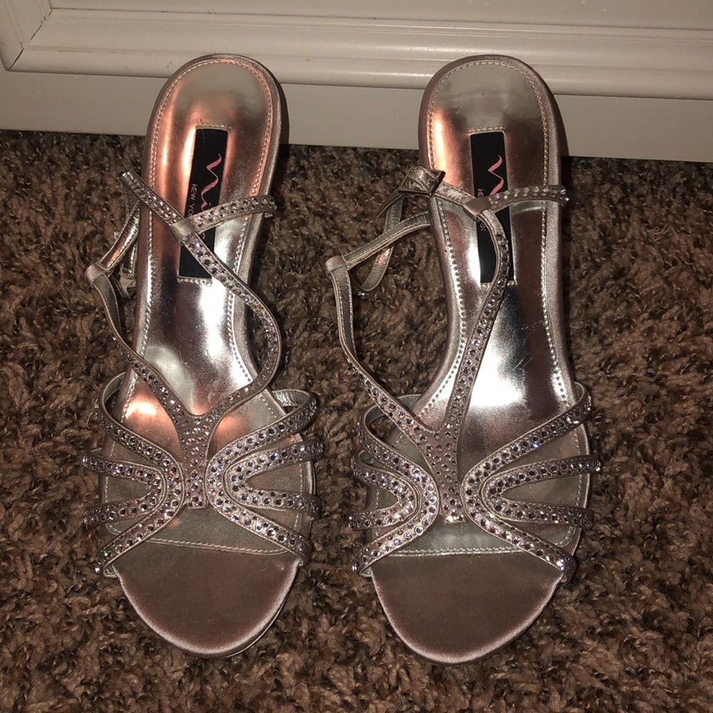 Silver heels